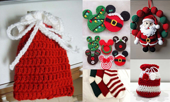 Gig Preview - Write christmas amigurumi crochet pattern for your etsy store, boost etsy sales