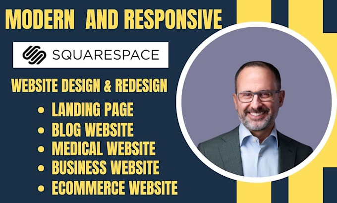 Gig Preview - Design squarespace website, redesign squarespace website and website development