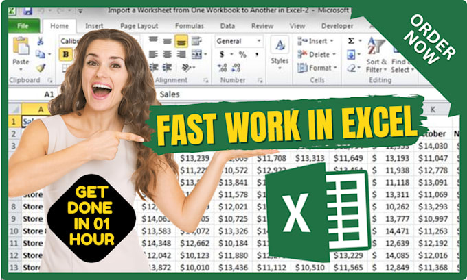 Gig Preview - Do fast and accurate any work in excel, word, pdf