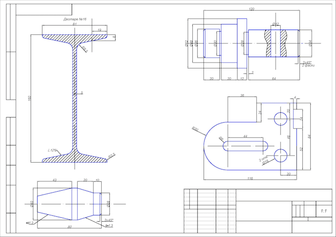 Gig Preview - Drawings for students, dwg