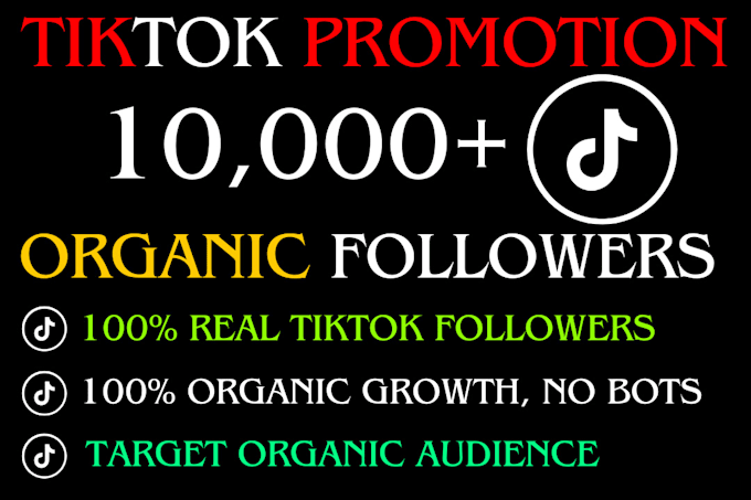 Gig Preview - Buy 5000 tiktok followers fast organically