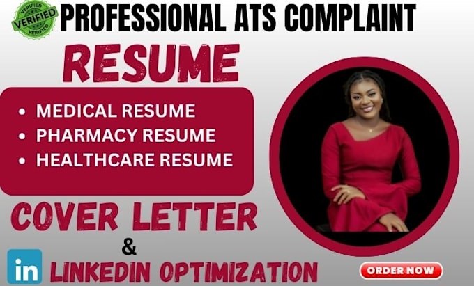 Gig Preview - Craft a medical resume healthcare resume and pharmacy resume