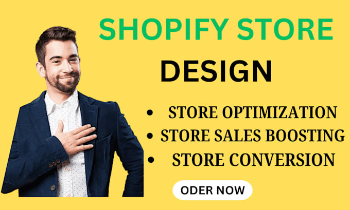 Gig Preview - Design shopify website shopify dropshipping