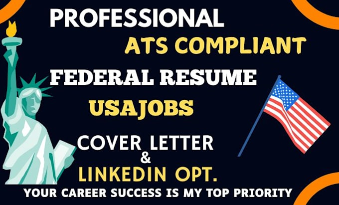 Gig Preview - Provide federal resume writing for your targeted job, USA jobs