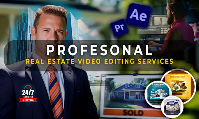 Gig Preview - Do professional real estate video editing