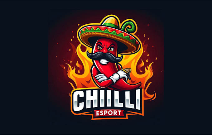 Gig Preview - Create a creative mexican chill mascot logo in just two day