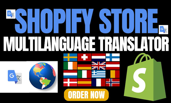 Gig Preview - Translate your shopify store in any language for global reach