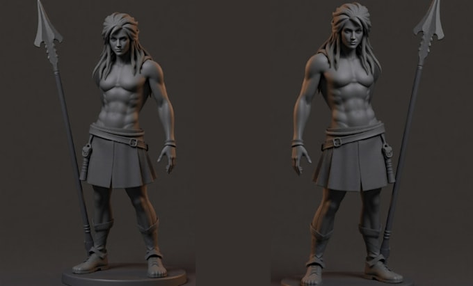 Gig Preview - Do 3d character modeling for 3d printing