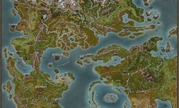 Bestseller - design custom maps using inkarnate for your fantasy worlds