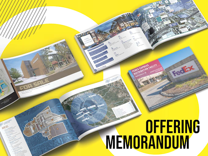 Bestseller - create a commercial real estate offering memorandum investor brochure