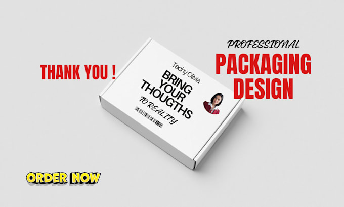 Gig Preview - Product packaging, mailer box, box design, subscription box, mockup