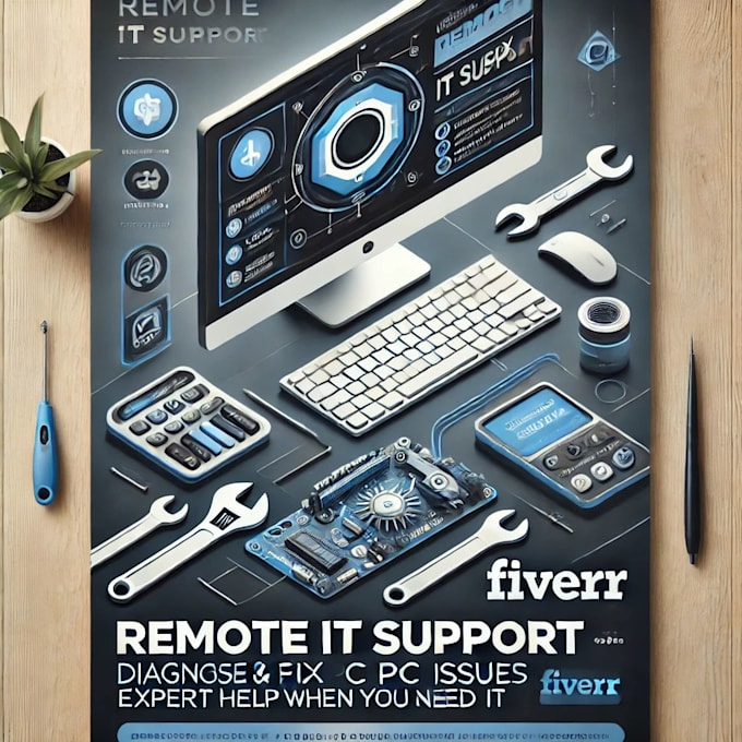 Gig Preview - Be your remote IT support for your PC technical issues