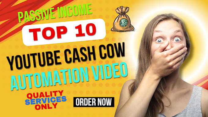 Bestseller - create youtube tiktok cash cow automation channel, cash cow video