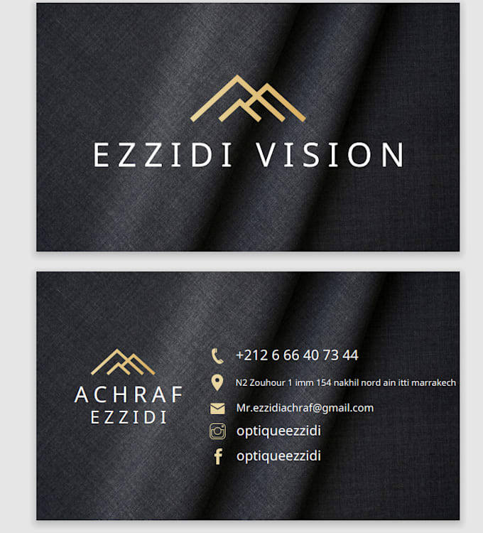 Gig Preview - Create stunning and professional business cards for you