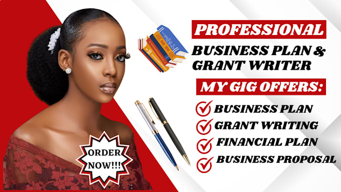 Gig Preview - Write winning business plan, financial plan, grants, business for startups, rfps