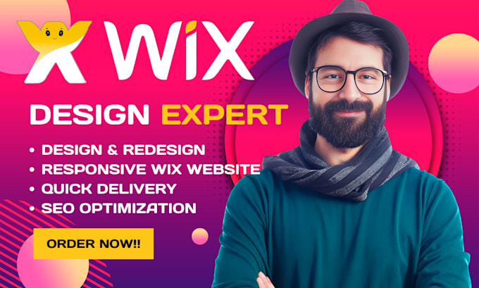 Gig Preview - Design wix website, redesign wix websites, wix mobile optimization, wix booking