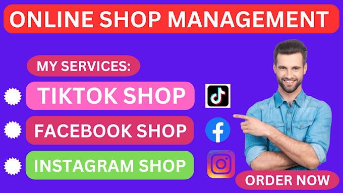 Gig Preview - Setup and manage your tiktok shop, tiktok shop ads facebook shop, instagram shop