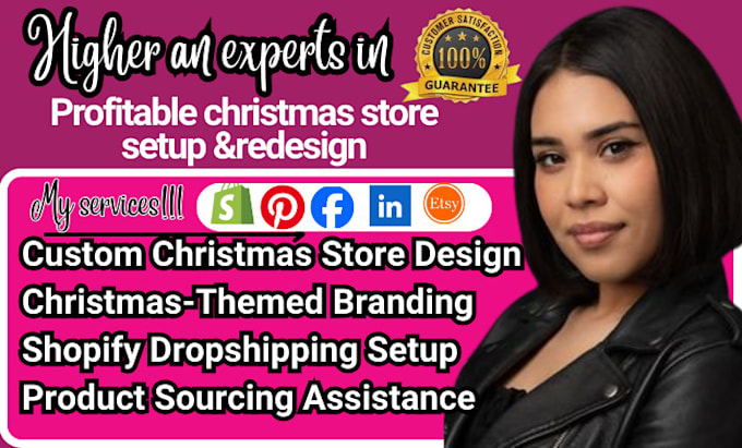 Gig Preview - Build christmas store, shopify store, christmas shopify, or shopify dropshipping