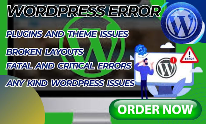 Gig Preview - Fix wordpress website errors help fix wordpress bug