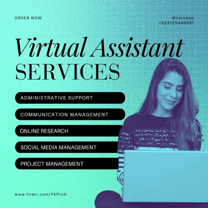 Gig Preview - Virtual assistant for efficient business support