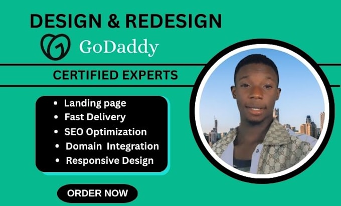 Bestseller - design, redesign, and develop websites on godaddy