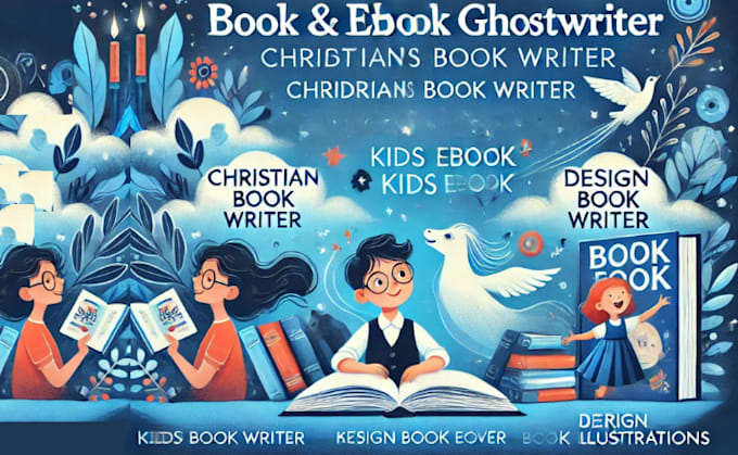 Gig Preview - Ghostwrite children ebook kids moral story childrens book editor cover design