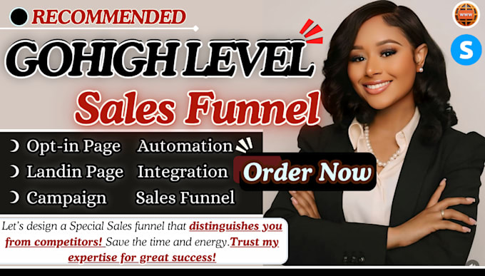 Gig Preview - Gohighlevel CRM setup, funnel design, booking system, client portal training