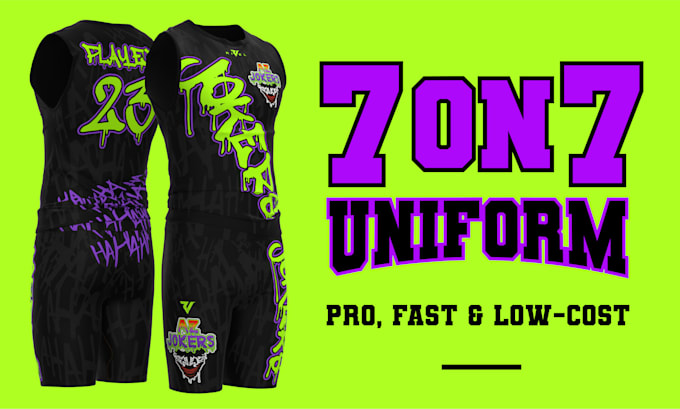 Gig Preview - Customize your 7on7 football uniform like a pro