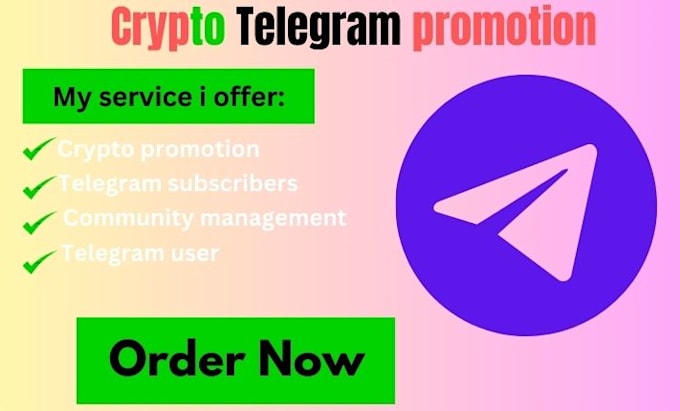 Bestseller - do crypto telegram promotion organically to subscribers, nft and memecoin