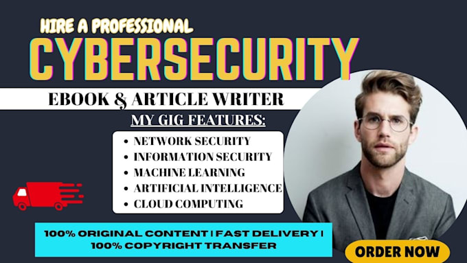 Gig Preview - Do cybersecurity machine learning technical writing article