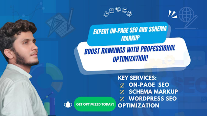 Bestseller - on page seo optimization and schema markup with rank math