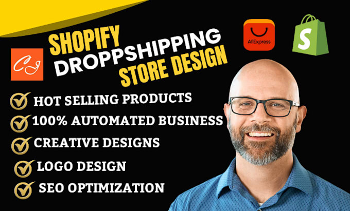 Bestseller - create a high converting dropshipping shopify store for your website