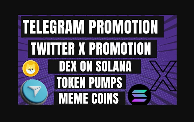 Gig Preview - Do telegram promotion, token promotion solana marketing to 10x wallet holders