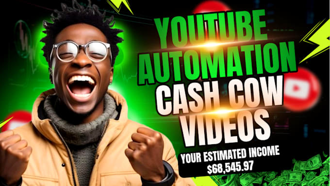 Gig Preview - Do youtube automation channel and monetize in one month, cash cow video editing