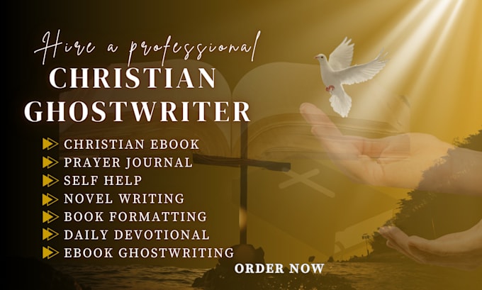 Gig Preview - Be nonfiction christian ghostwriter ebook editing daily devotional prayer sermon