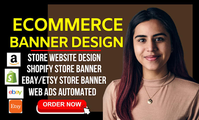 Bestseller - design etsy, ebay, shopify store banner or storefront to enhance you store