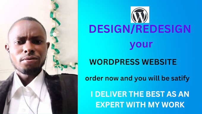 Gig Preview - Create wordpress website design ecommerce website with woo commerce