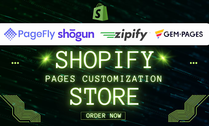 Gig Preview - Design shopify website landing page using layouthub, foxify, linkpop tiktok shop