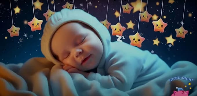 Gig Preview - Do lullaby baby sleep relaxing, youtube kids video, baby sleep music for you