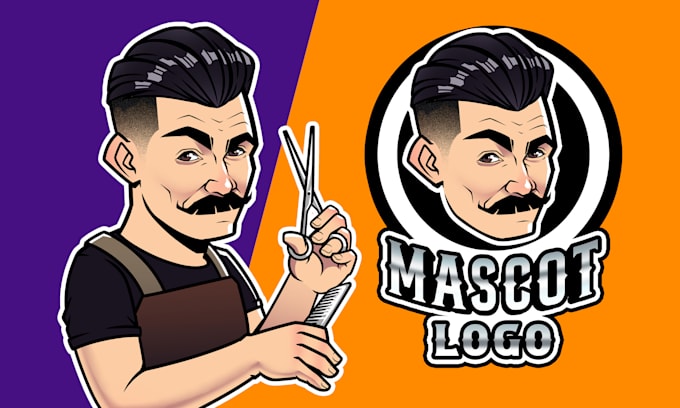 Gig Preview - Design caricatures mascot logo,  and cartoon characters