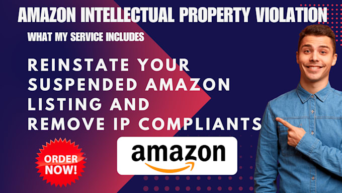 Gig Preview - Reinstate amazon suspended listings and remove intellectual property violution