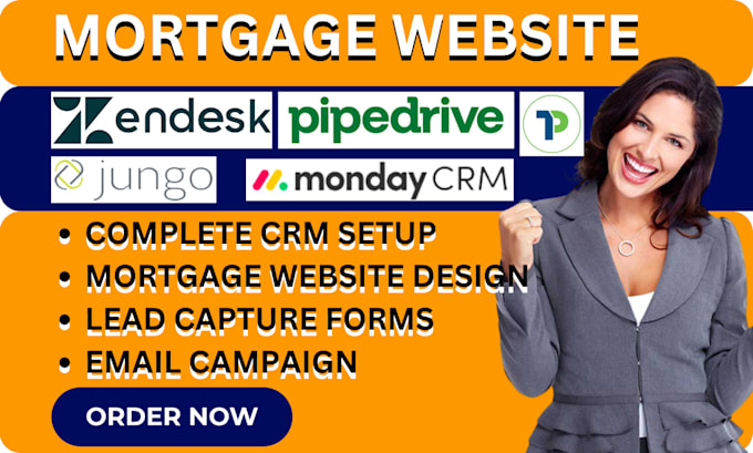 Bestseller - setup jungo topproducer CRM zendesk sell pipedrive monday CRM mortgage website