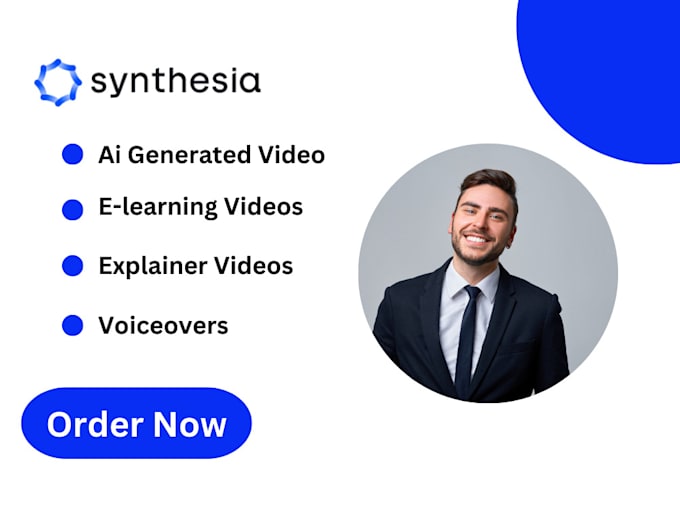 Gig Preview - Make synthesia ai spokesperson video with a human avatar