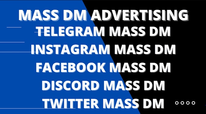 Gig Preview - Instagram mass dm,discord mass dm,mass dm bot,share link promotion,twitter dms