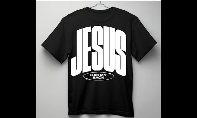 Gig Preview - Create custom christian typography t shirt design