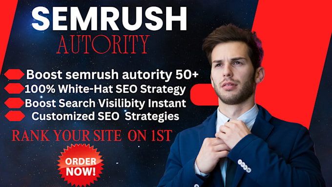 Gig Preview - Increase semrush authority up to 20