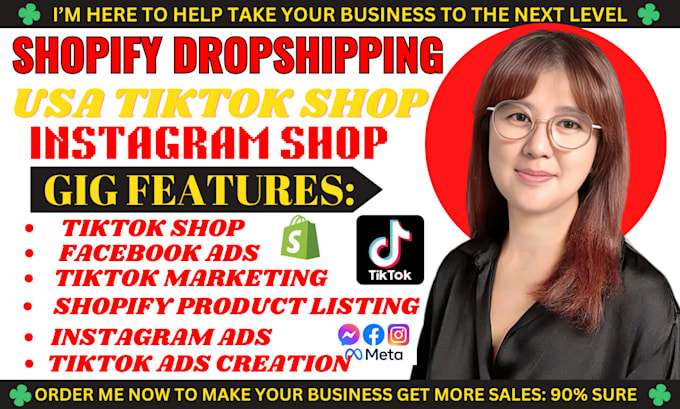 Bestseller - setup tiktok shop tiktok dropshipping shop instagram shop USA tiktok shop