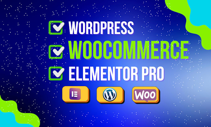 Gig Preview - Build wordpress website,ecommerce store,online shop,webshop with woocommerce