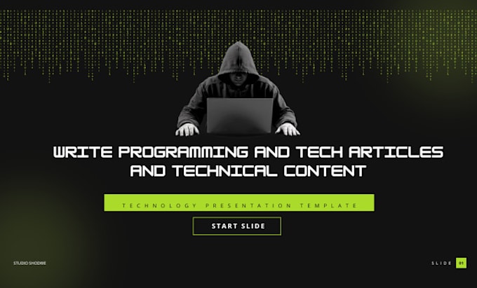 Gig Preview - Write programming and tech articles and technical content