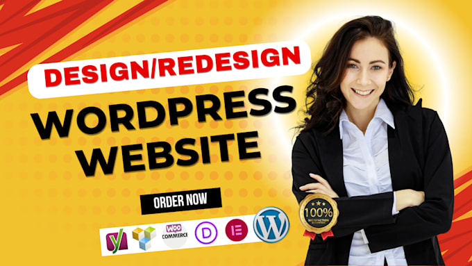 Gig Preview - Build wordpress website, revamp, clone, design, redesign wordpress  website